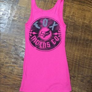 FOX PINK TANK TOP, SEXY & COMFY! SZ: Large